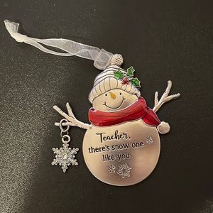 Snowman Ornament for teachers